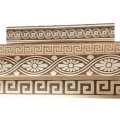 solid wood embossed white wood dyed colour molding